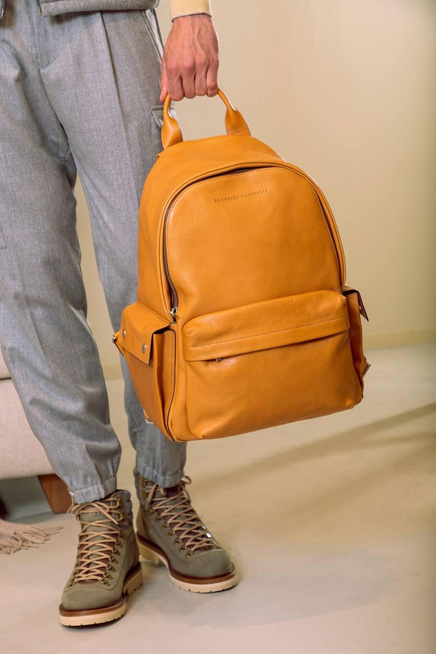 

Green nubuck boots with logo patch Brunello Cucinelli