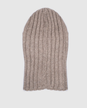 Moncler Beige balaclava with wool J20933G00005M2039