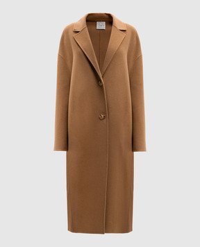 Toteme Beige coat made of wool 244WRO0138FB0006