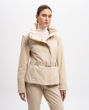Goldbergh Beige down ski jacket ELEGANTE GB03010244