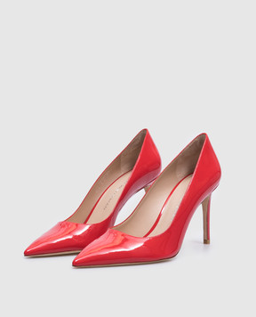 Stuart Weitzman Red patent leather shoes STUART POWER 86 SJ950