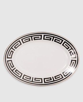 Ginori 1735 Labirinto white porcelain oval dish 004RG00FVS130010340