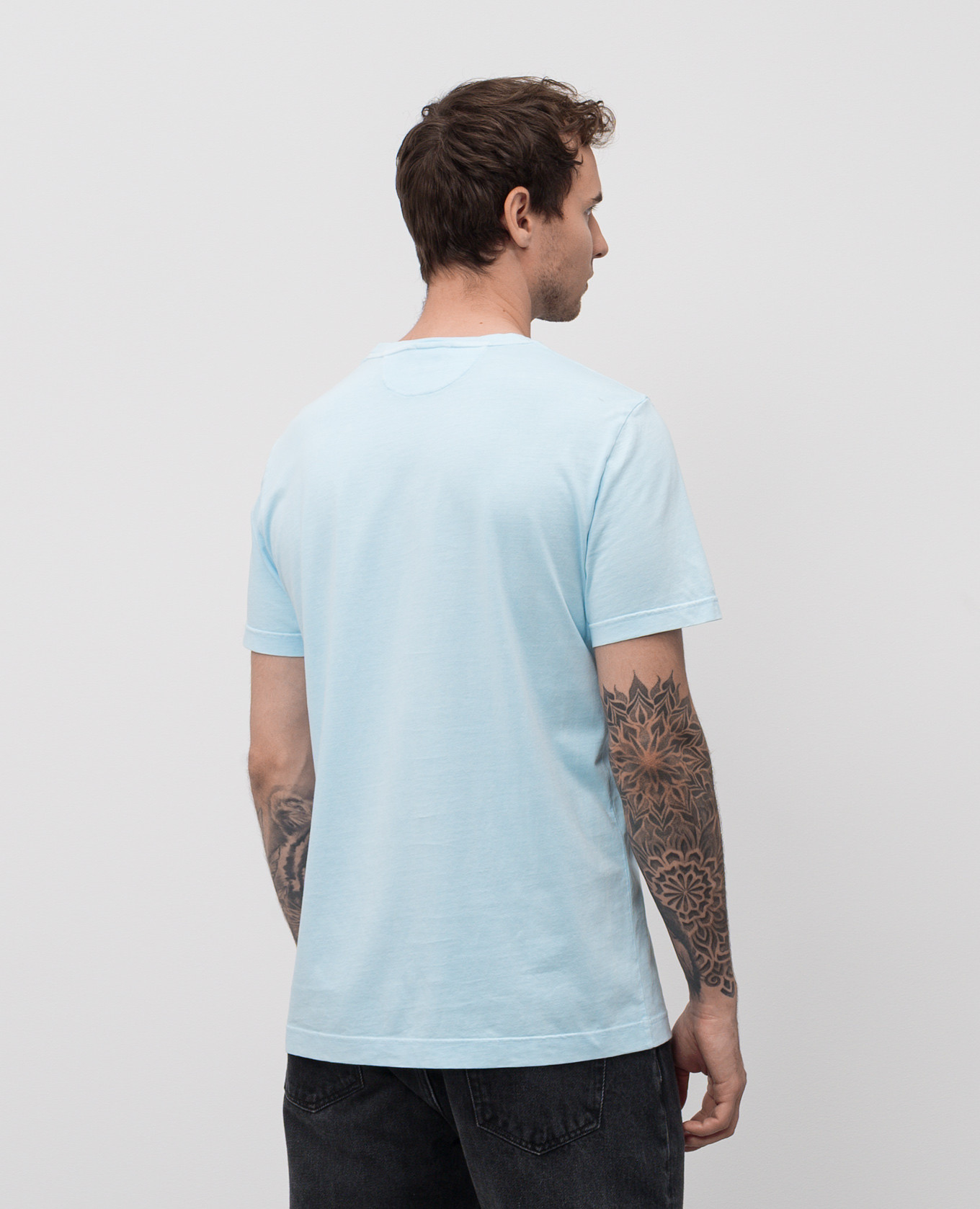 

Blue T-shirt MIKE MooRER, Light blue