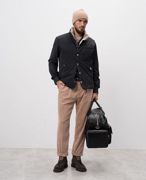 Brunello Cucinelli Beige corduroy pants M280DE1920