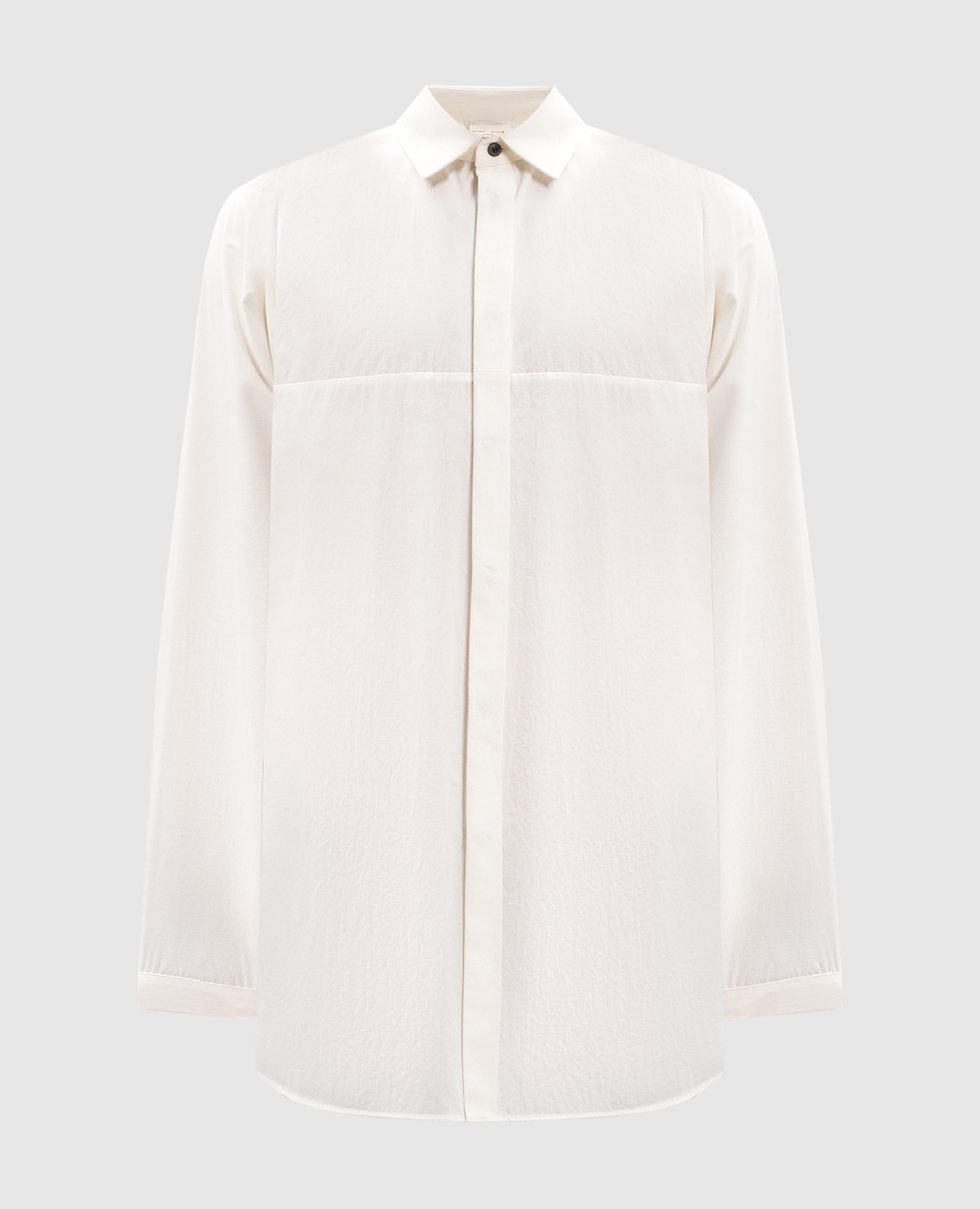 White straight cut shirt jan jan van essche