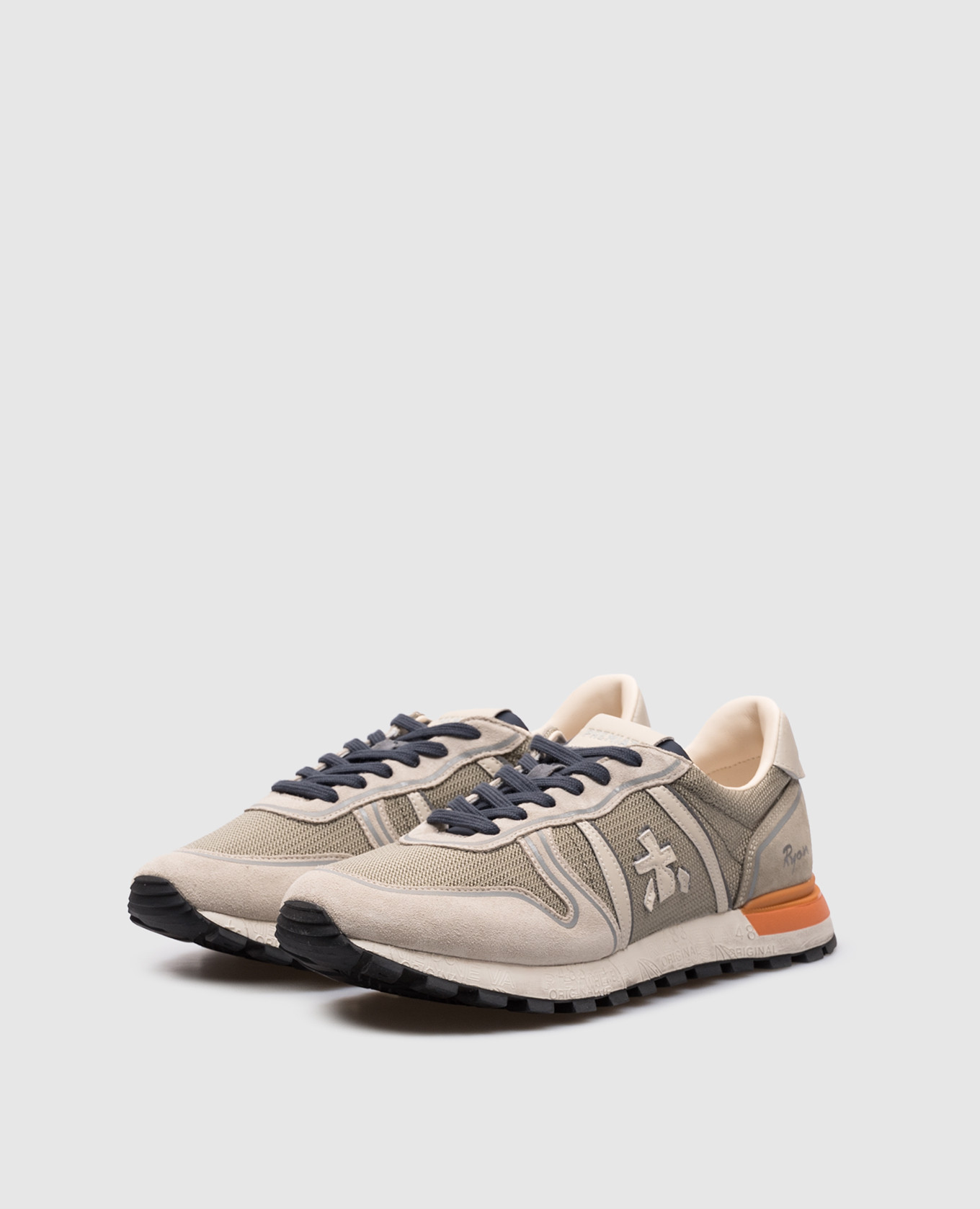 

RYAN combination sneakers in khaki Premiata