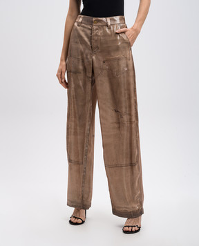 Alexander Wang Yellow pants in a print 1WC3244735
