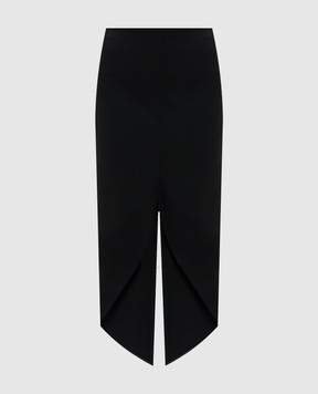Del Core Black skirt of asymmetrical cut S000972T0840