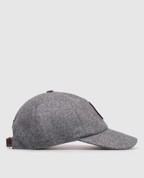 Brunello Cucinelli Children's gray wool cap B038PW330A