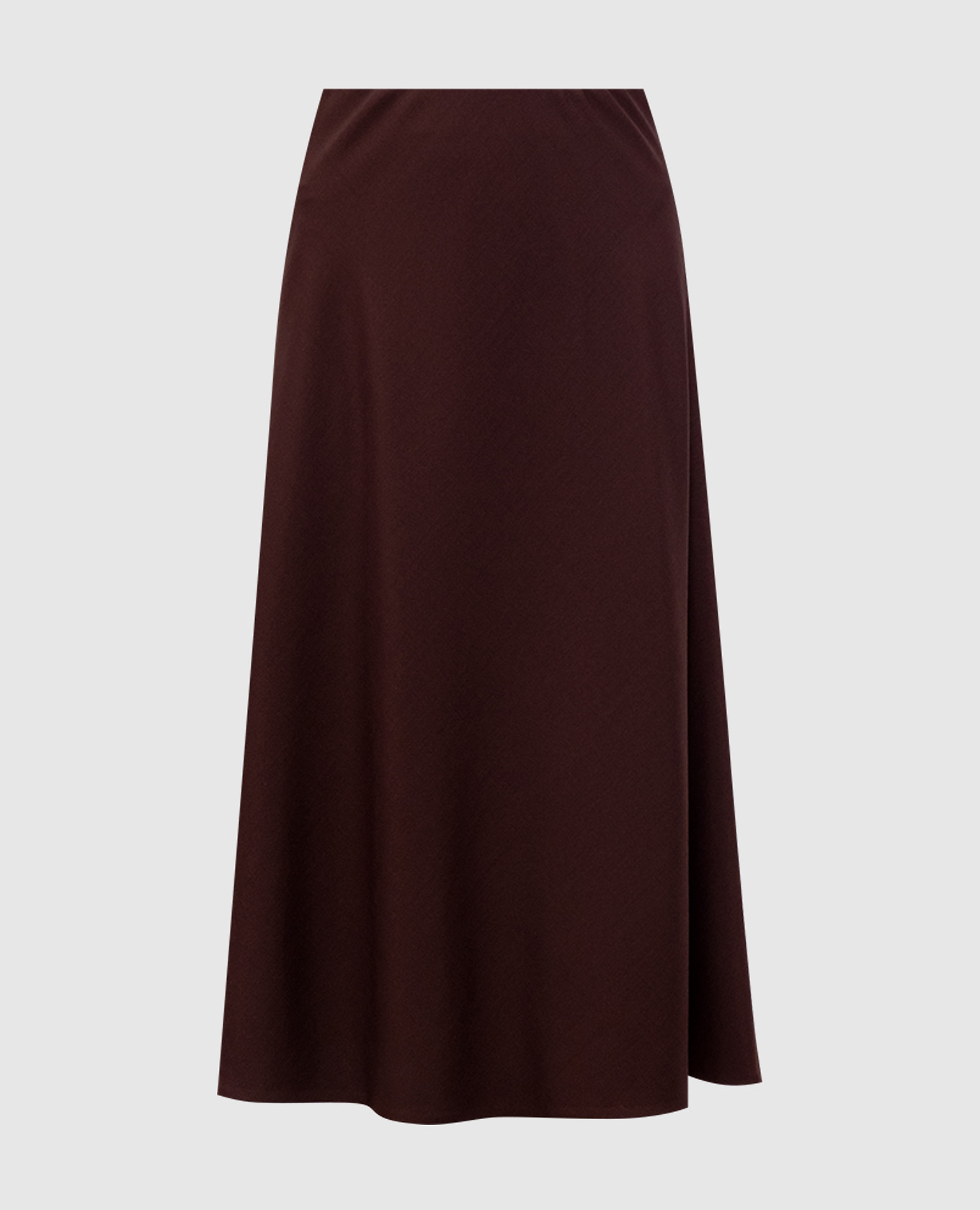 Brown midi skirt with wool Brunello Cucinelli