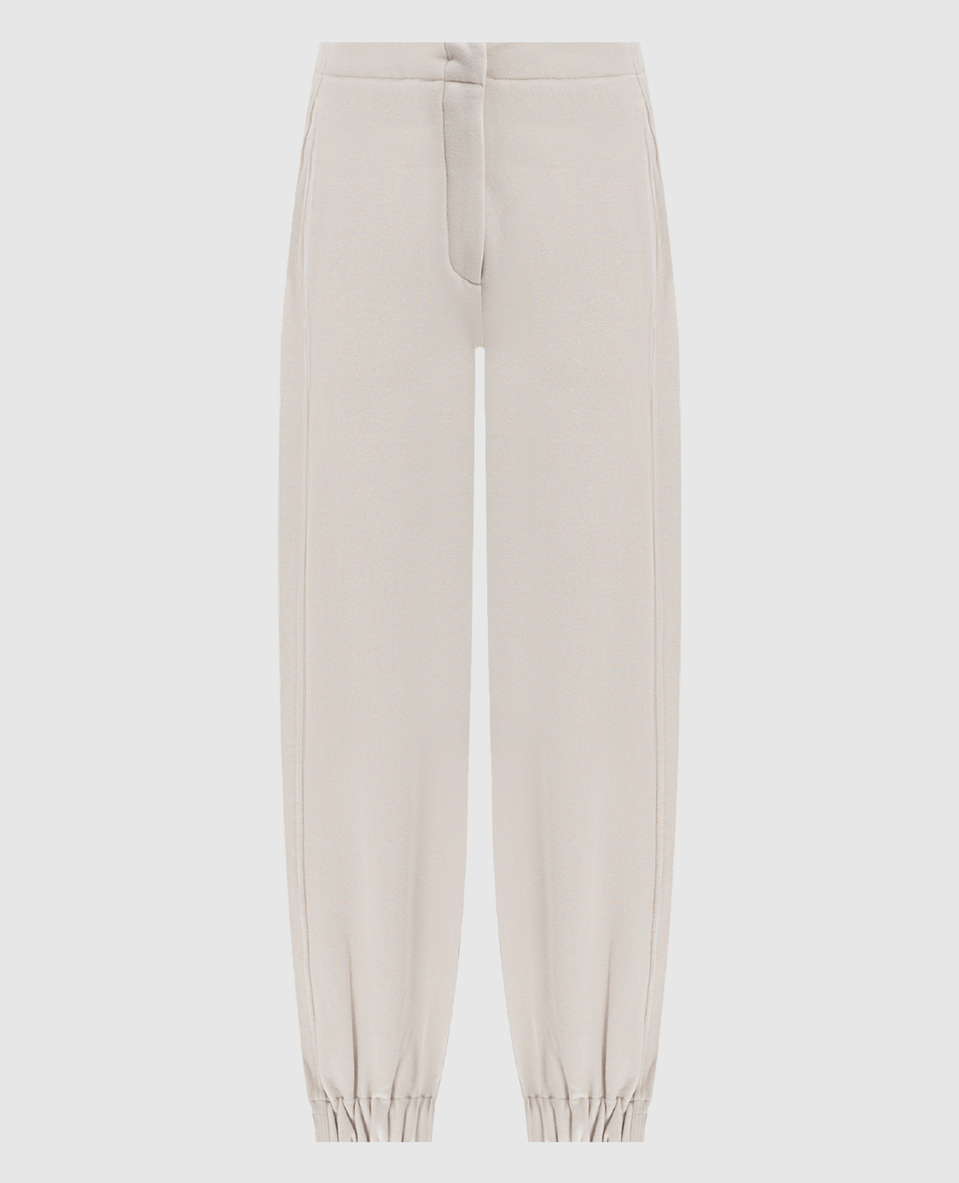 Beige sweatpants with logo dondup