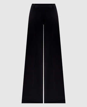 Ermanno Scervino Black silk pants D466P708HKC