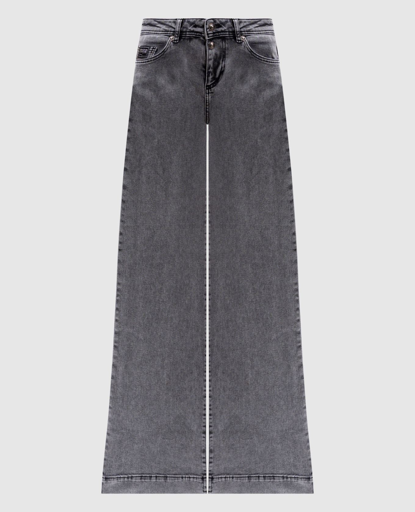 

Gray flared jeans with logo Versace Jeans Couture, Grey