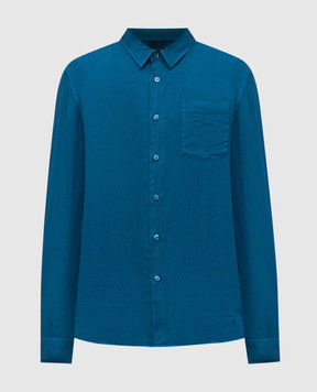 Vilebrequin Blue linen shirt CRSH9U10