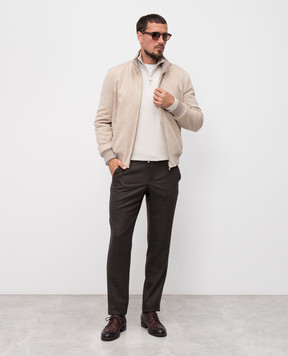 Enrico Mandelli Beige cashmere sweater 2K023A5718