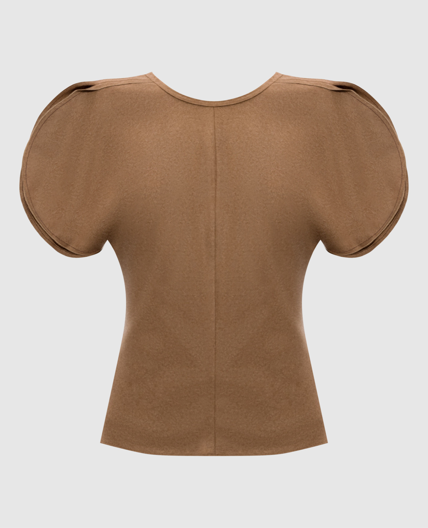 Brown wool and cashmere top Victoria Beckham