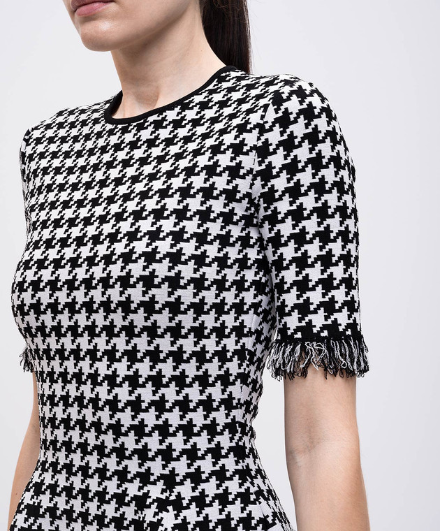 Alexander McQueen Patterned mini dress 829320Q1BDB shop with