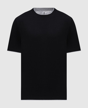Brunello Cucinelli Black T-shirt M0B137427