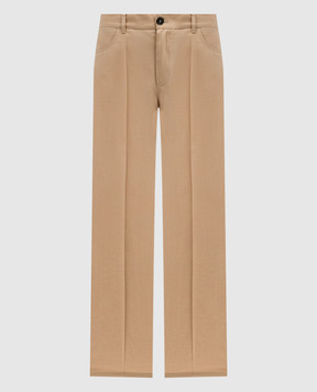 Jil Sander Brown pants made of wool J04KA0004J40003