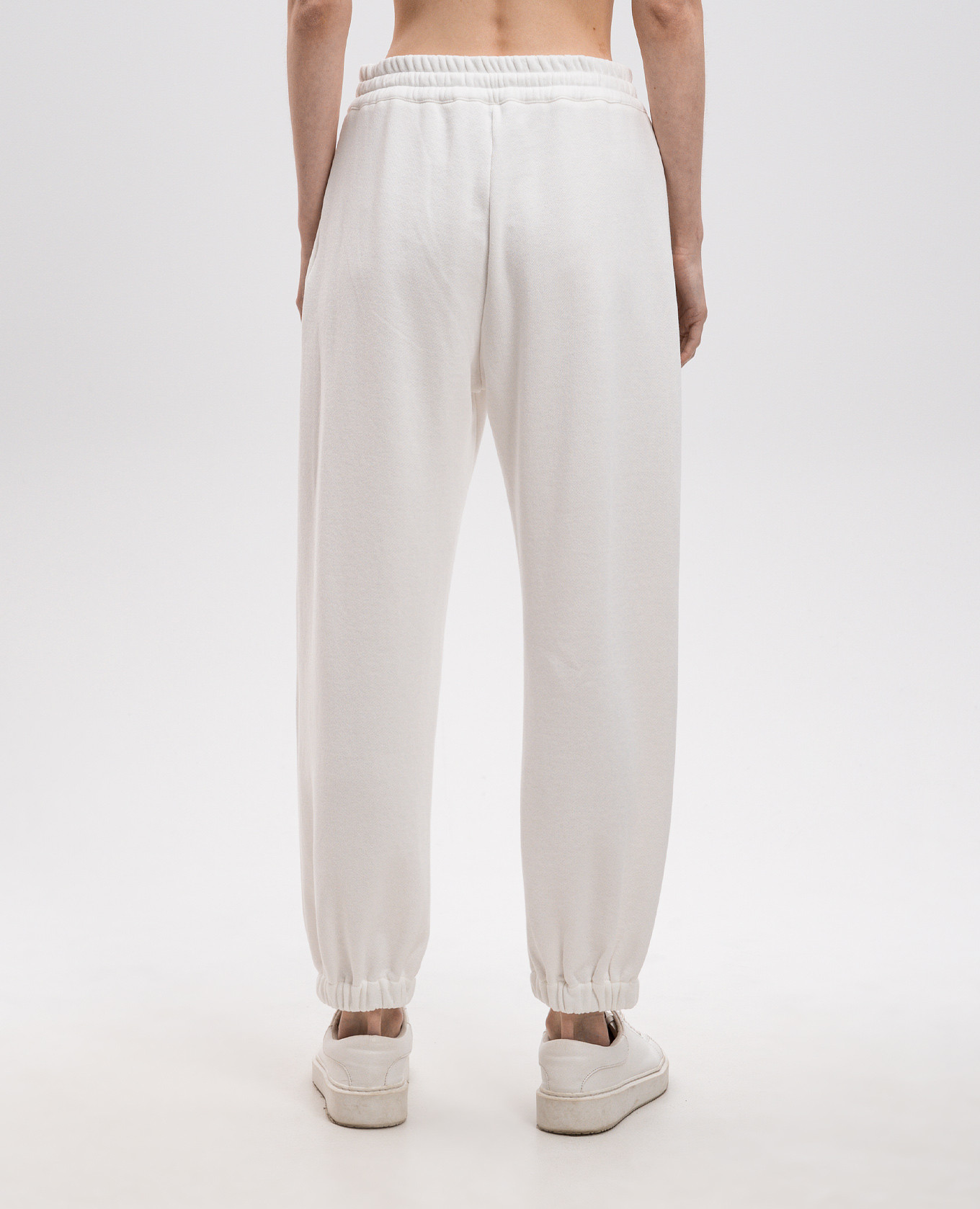 

White joggers with logo emblem Alexander McQueen