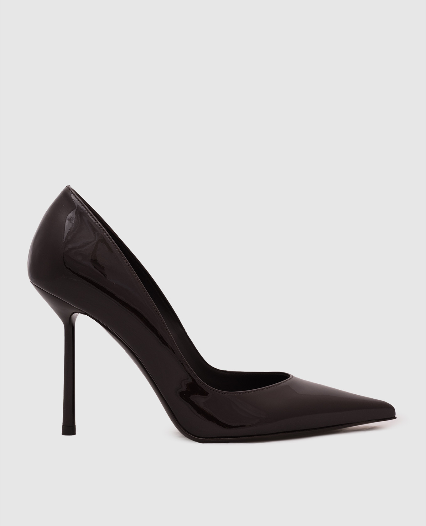 Brown patent leather shoes BELLA Le Silla