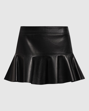 Tom Ford Black leather skirt with ruffle GCL897LEX320