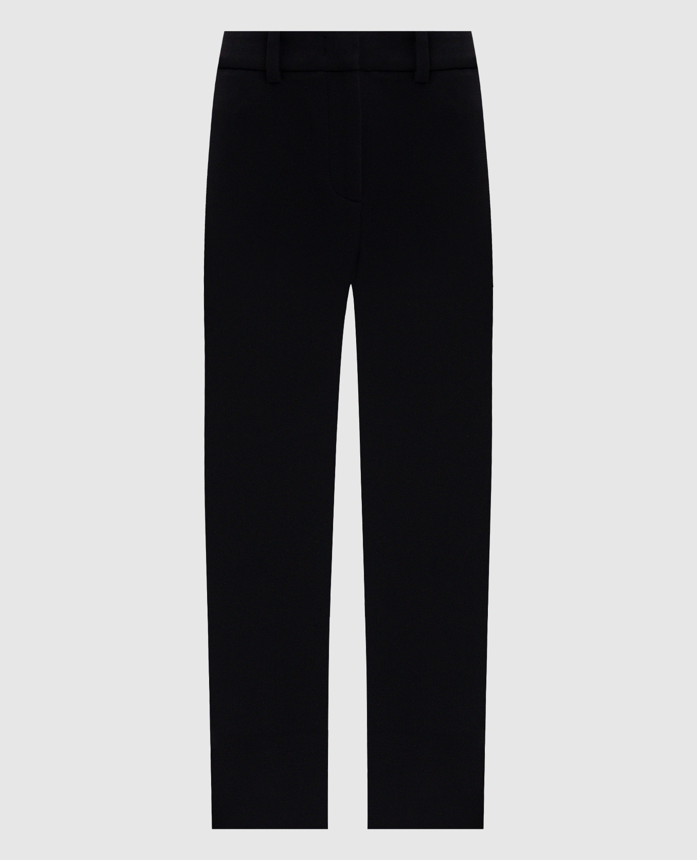 Black pants with slits Peserico