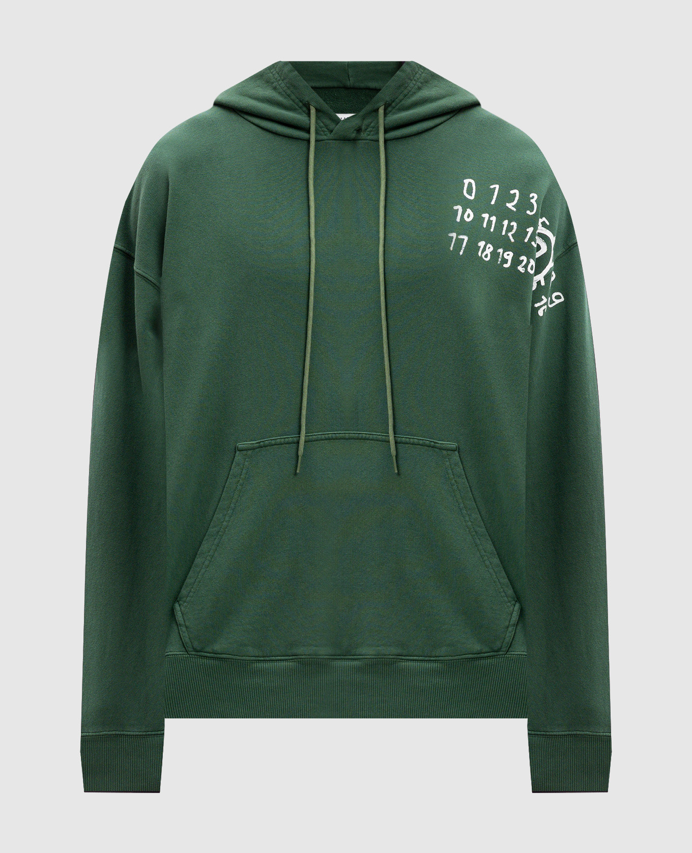 

Green hoodie with logo print Maison Margiela MM6