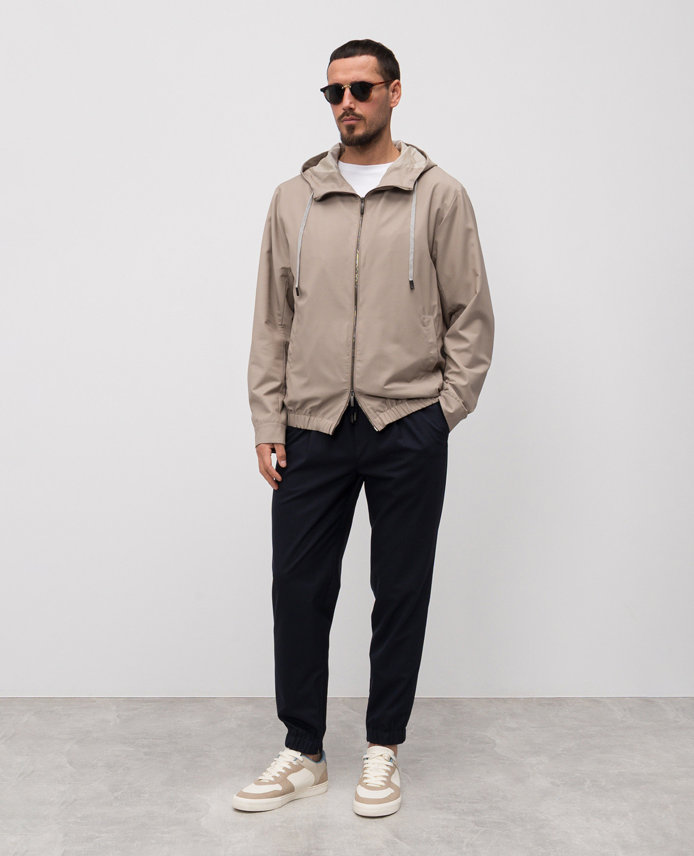 

Beige jacket with wool Peserico
