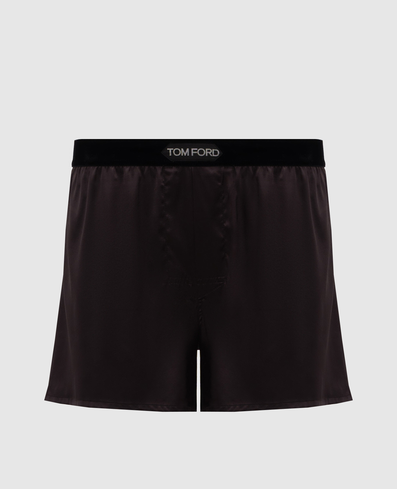 Black boxer briefs with logo pattern Tom Ford