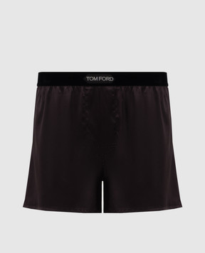 Tom Ford Black boxer briefs with logo pattern T4LE41010