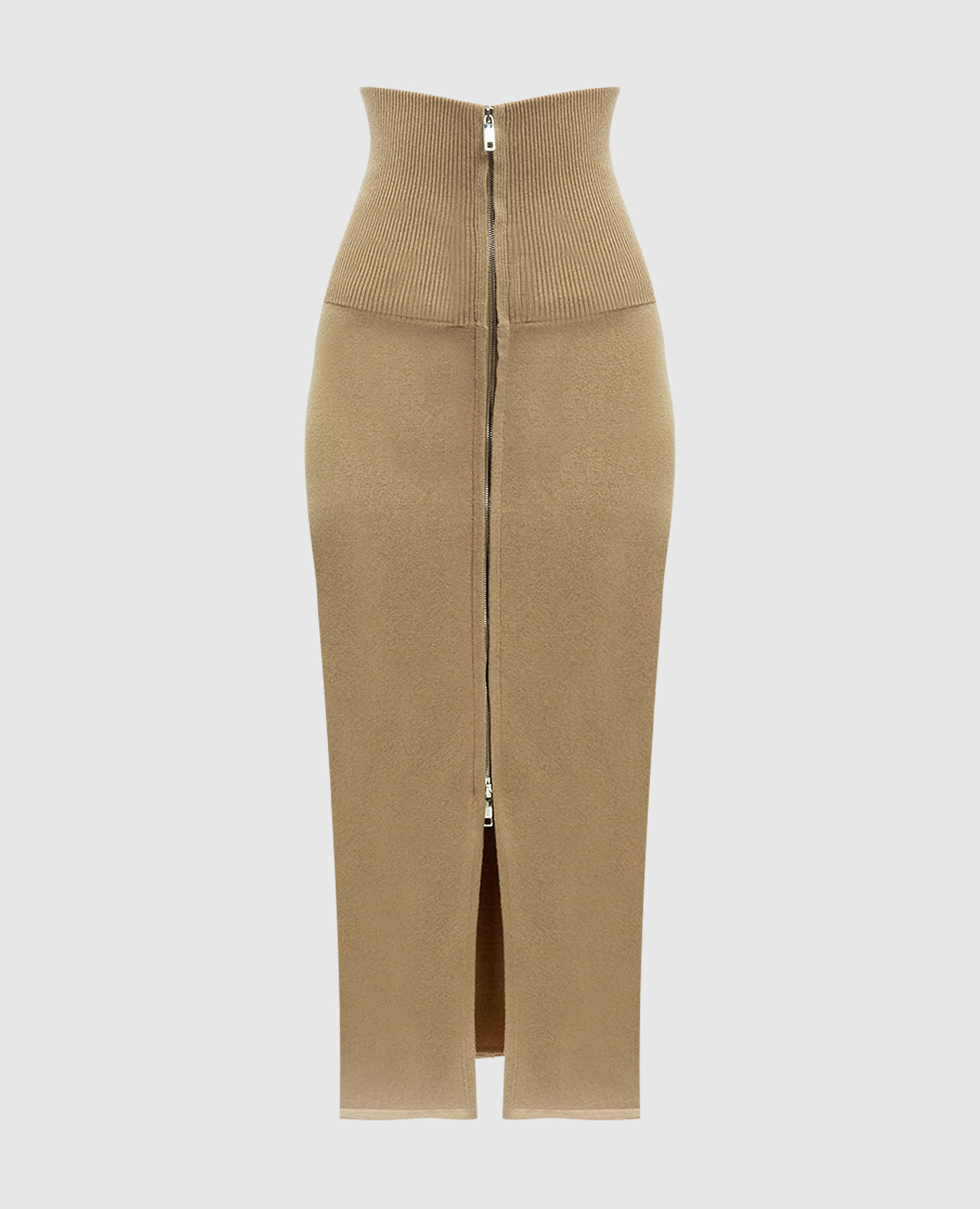 

Beige LACCA skirt with wool Max Mara Sportmax