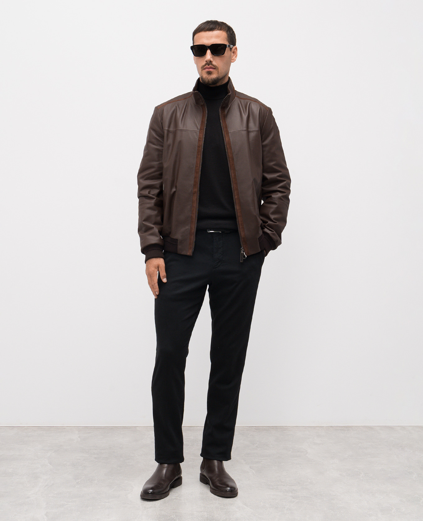Black wool, silk and cashmere jumper with logo pattern Stefano Ricci 2