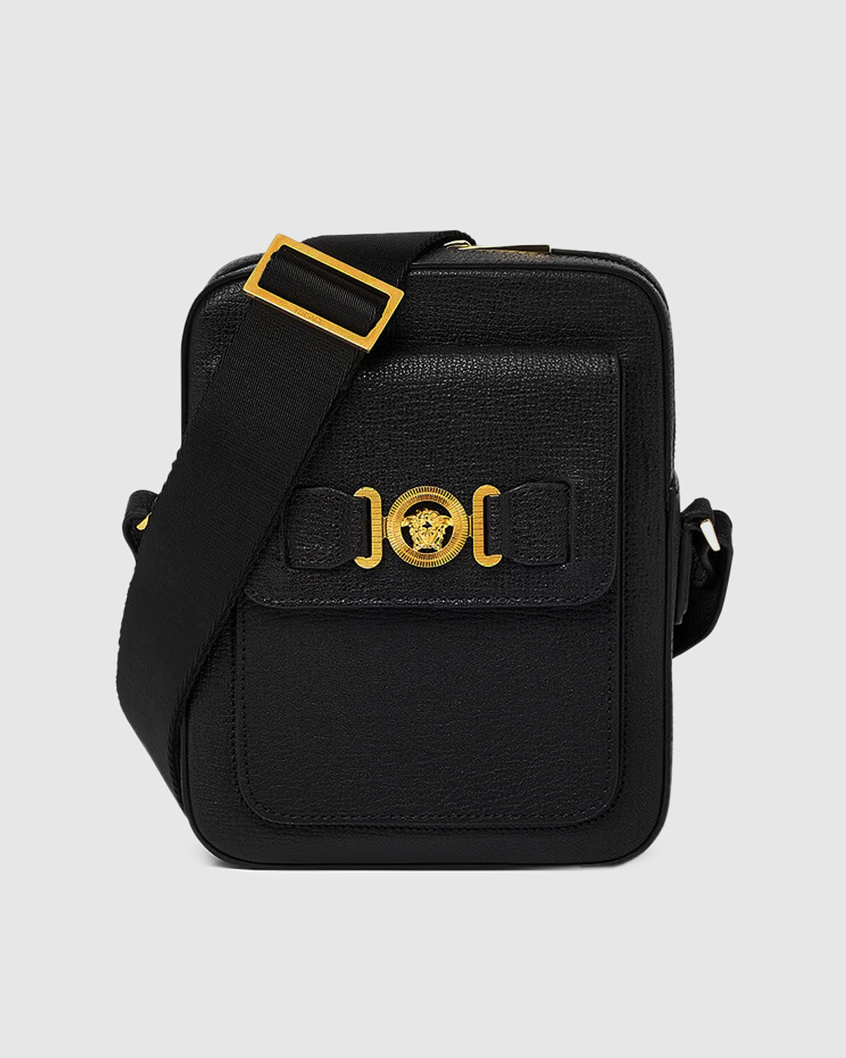 

Black Medusa Biggie leather bag Versace