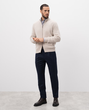 MooRER Ares beige cashmere cardigan ARESDD