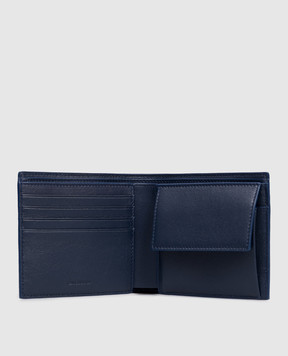 Balenciaga Blue leather wallet with logo 5943151IZI3