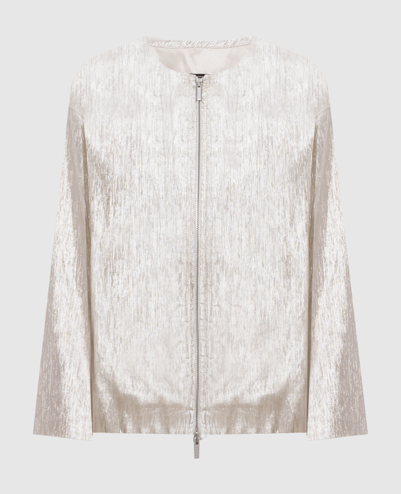 

Beige jacket with linen Peserico