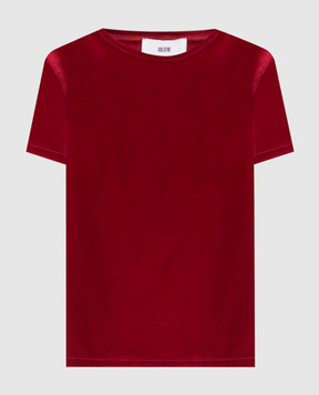 Solotre Burgundy silk top M1D0126