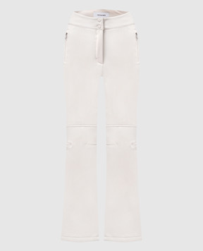 Yves Salomon SKI White ski pants 25WKP017XXS25W