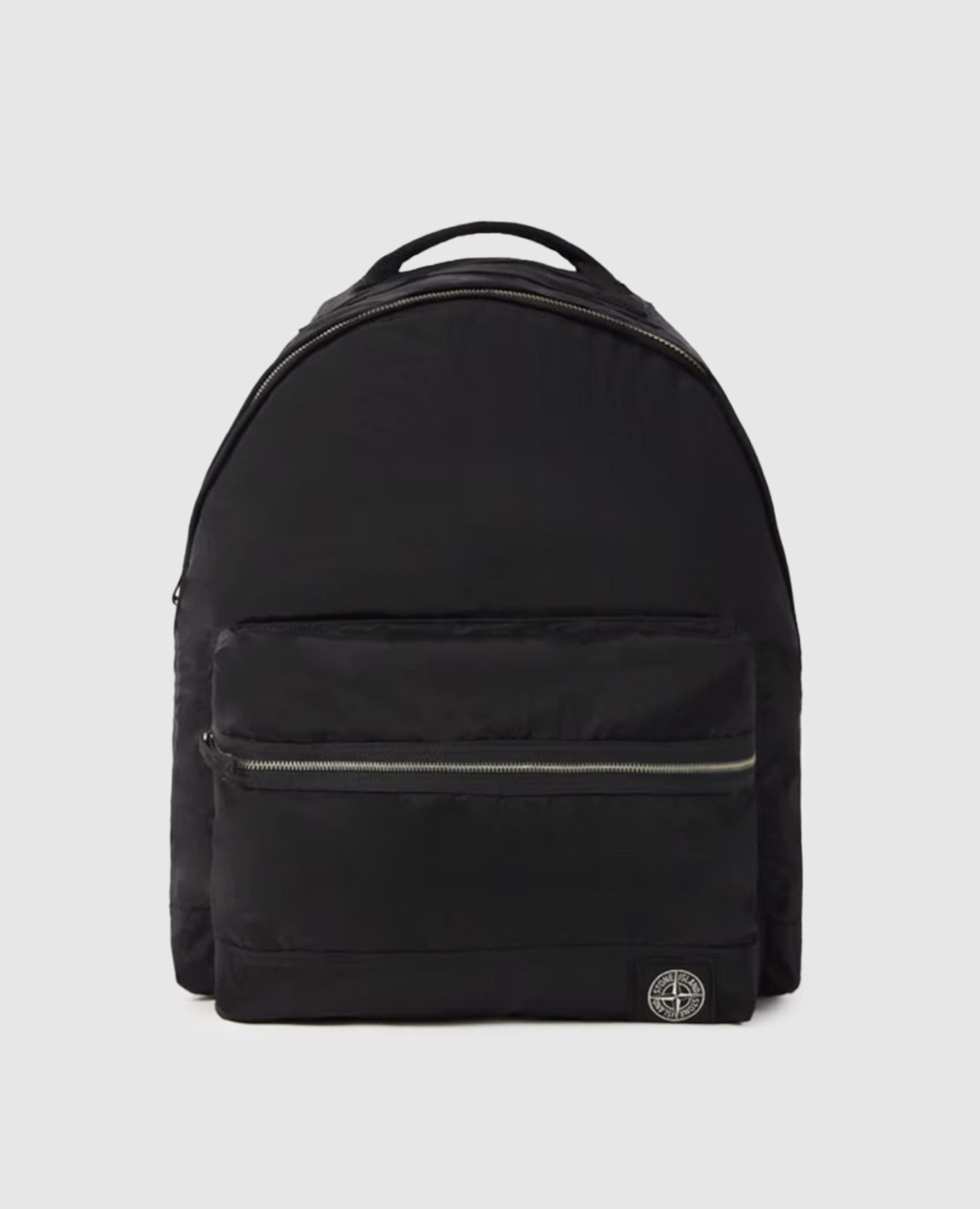 

Black backpack with logo patch Stone Island