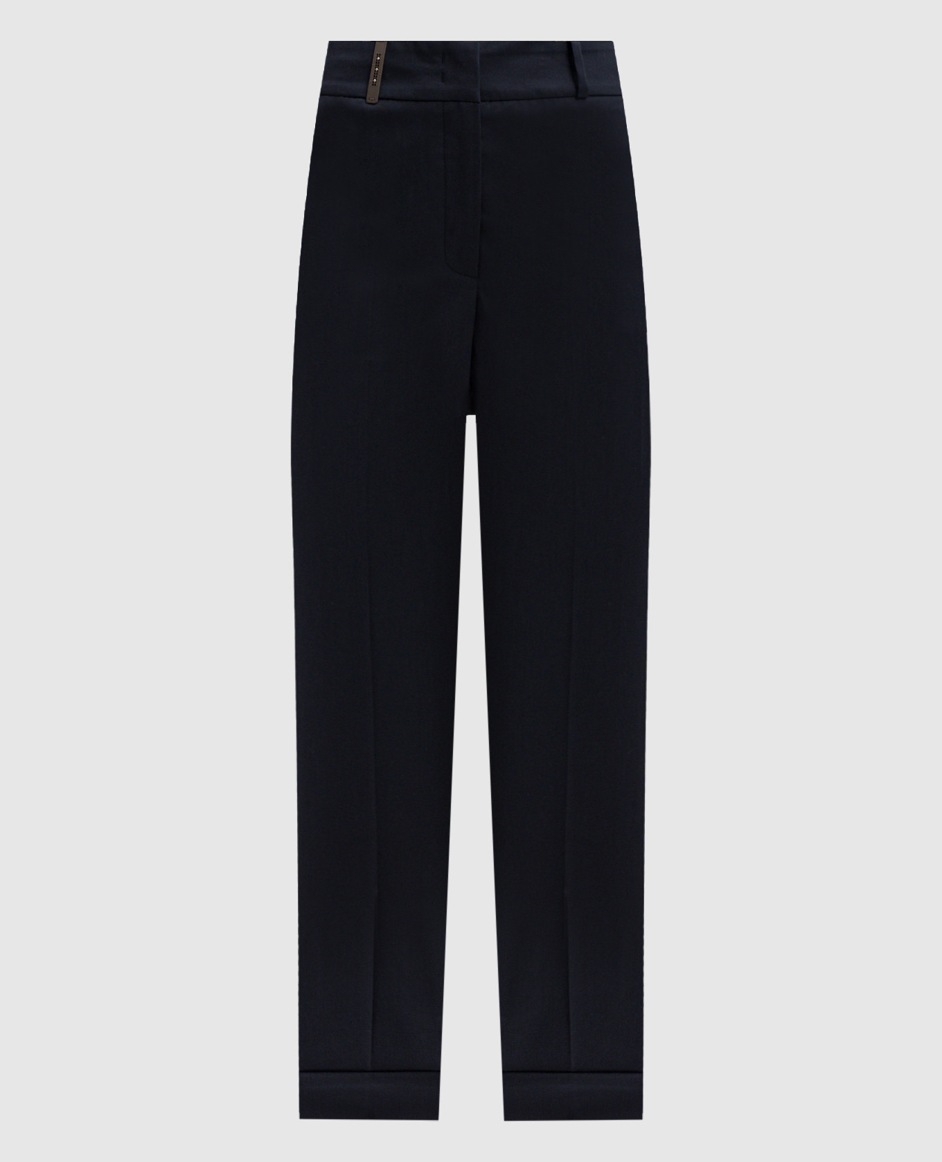 

Blue chinos with a patch Peserico
