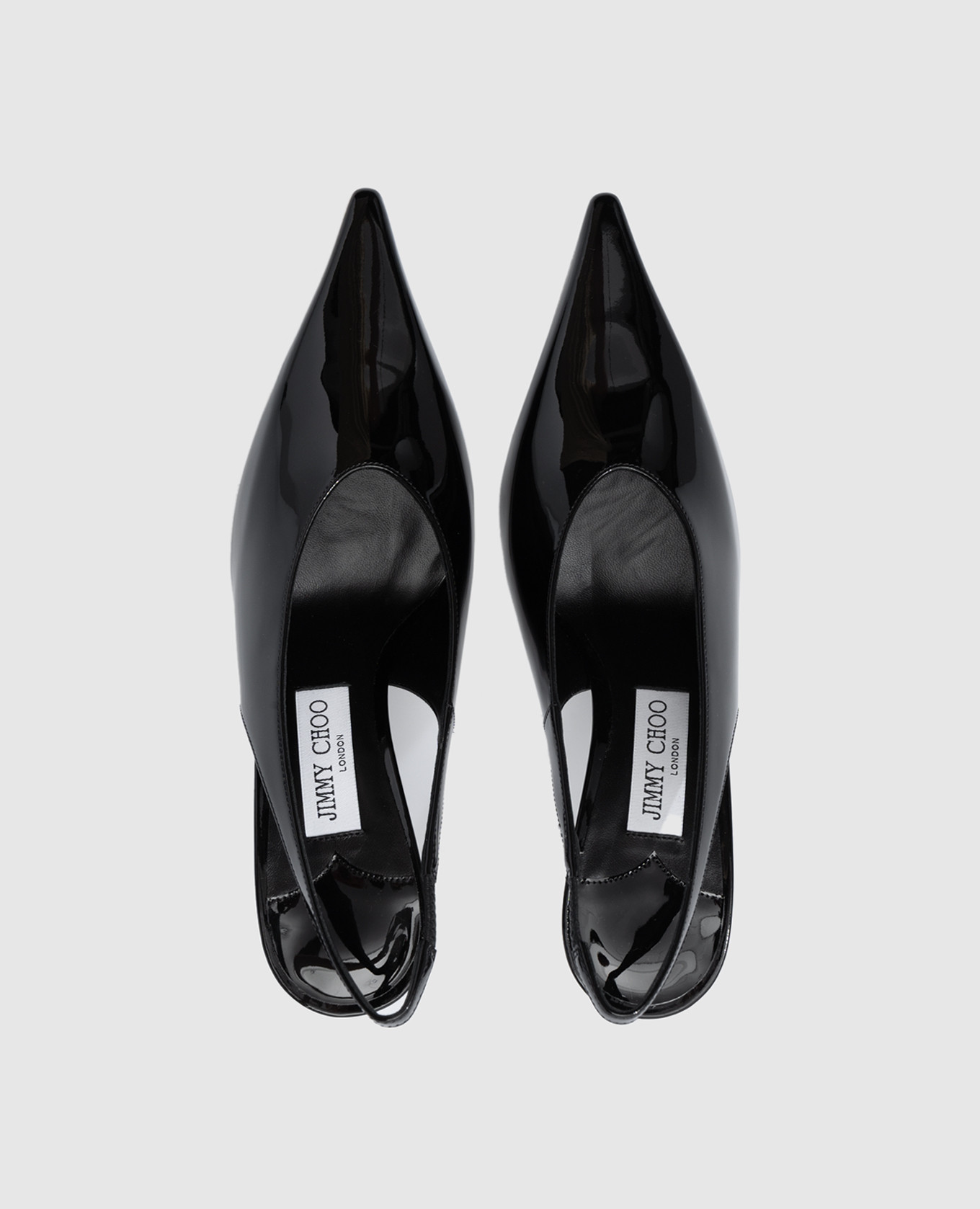 

Black patent leather Isa slingbacks Jimmy Choo