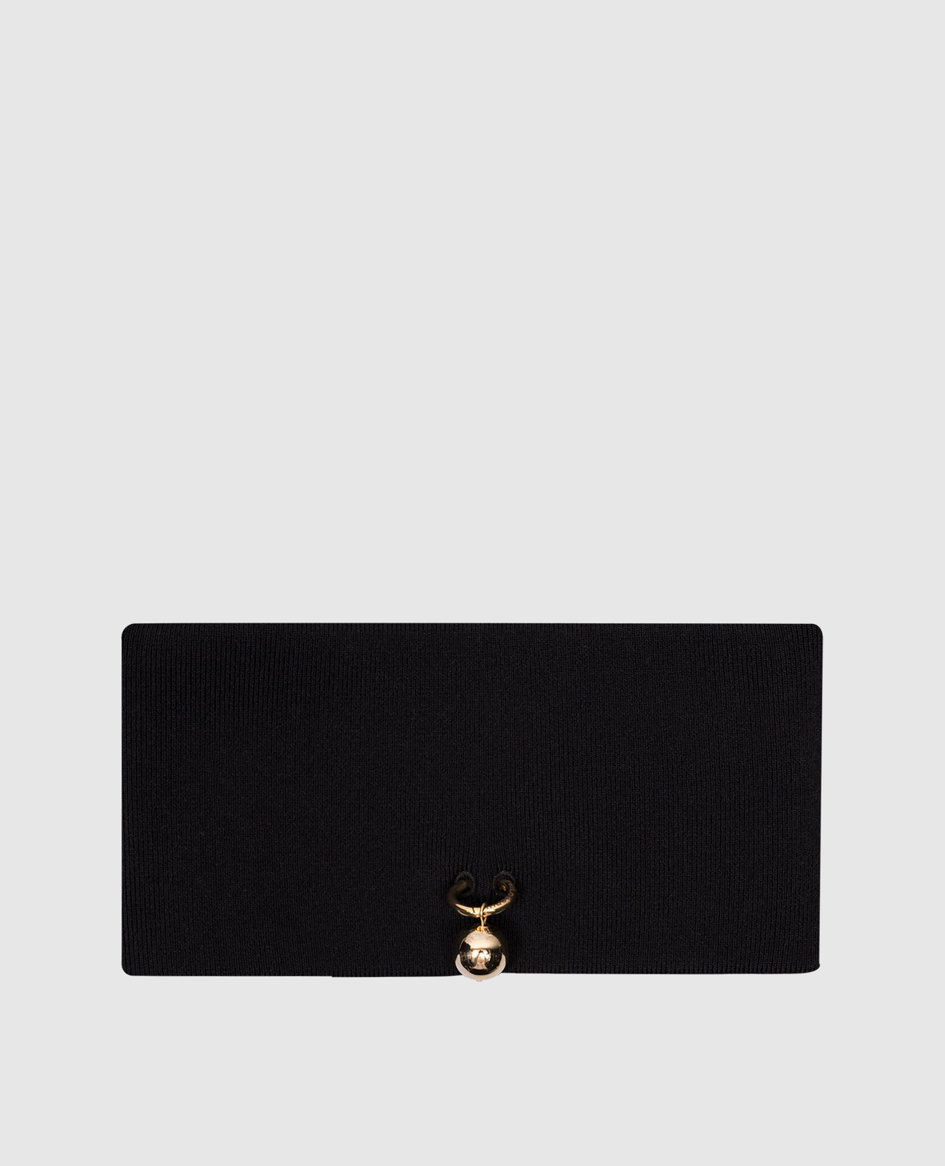 

Black buff with a branded pendant Philosophy di Lorenzo Serafini