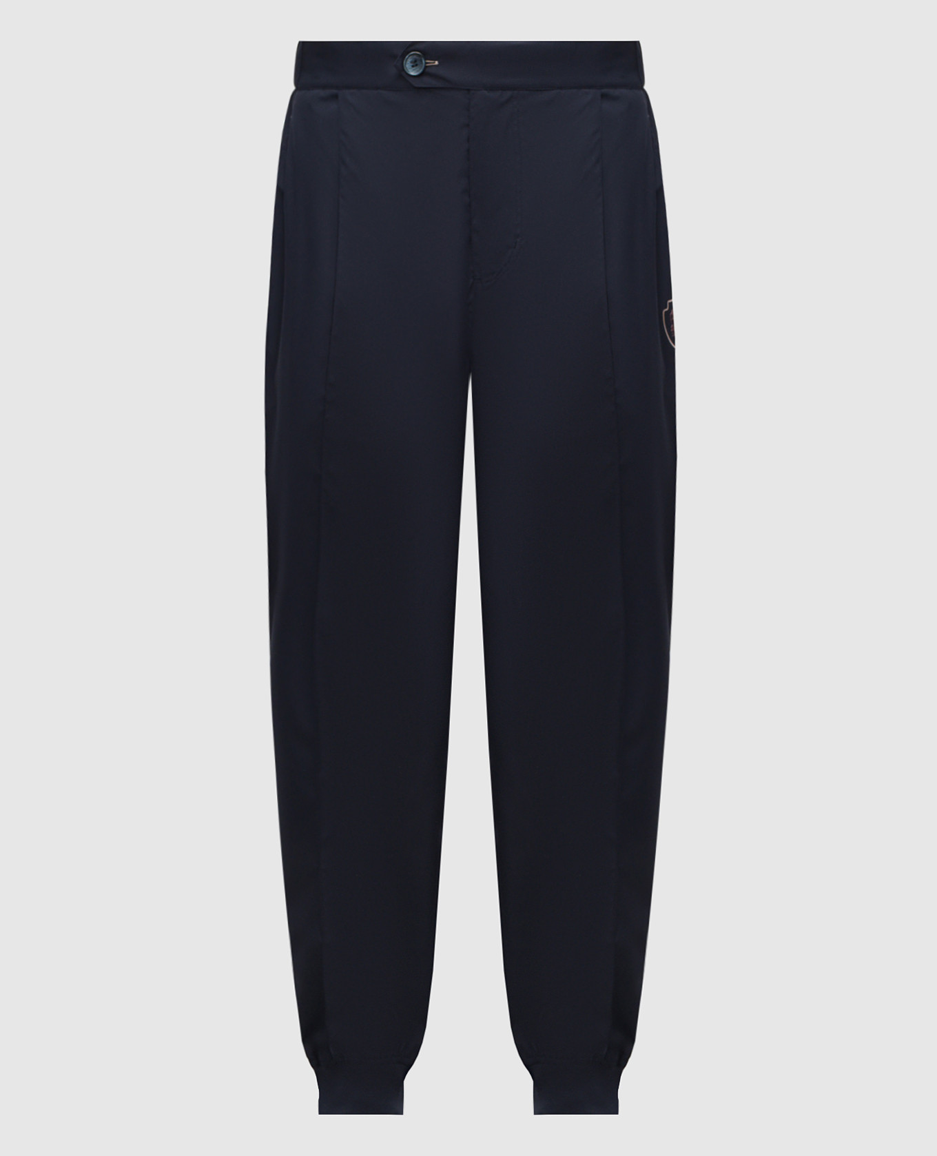 

Blue joggers with emblem Brunello Cucinelli