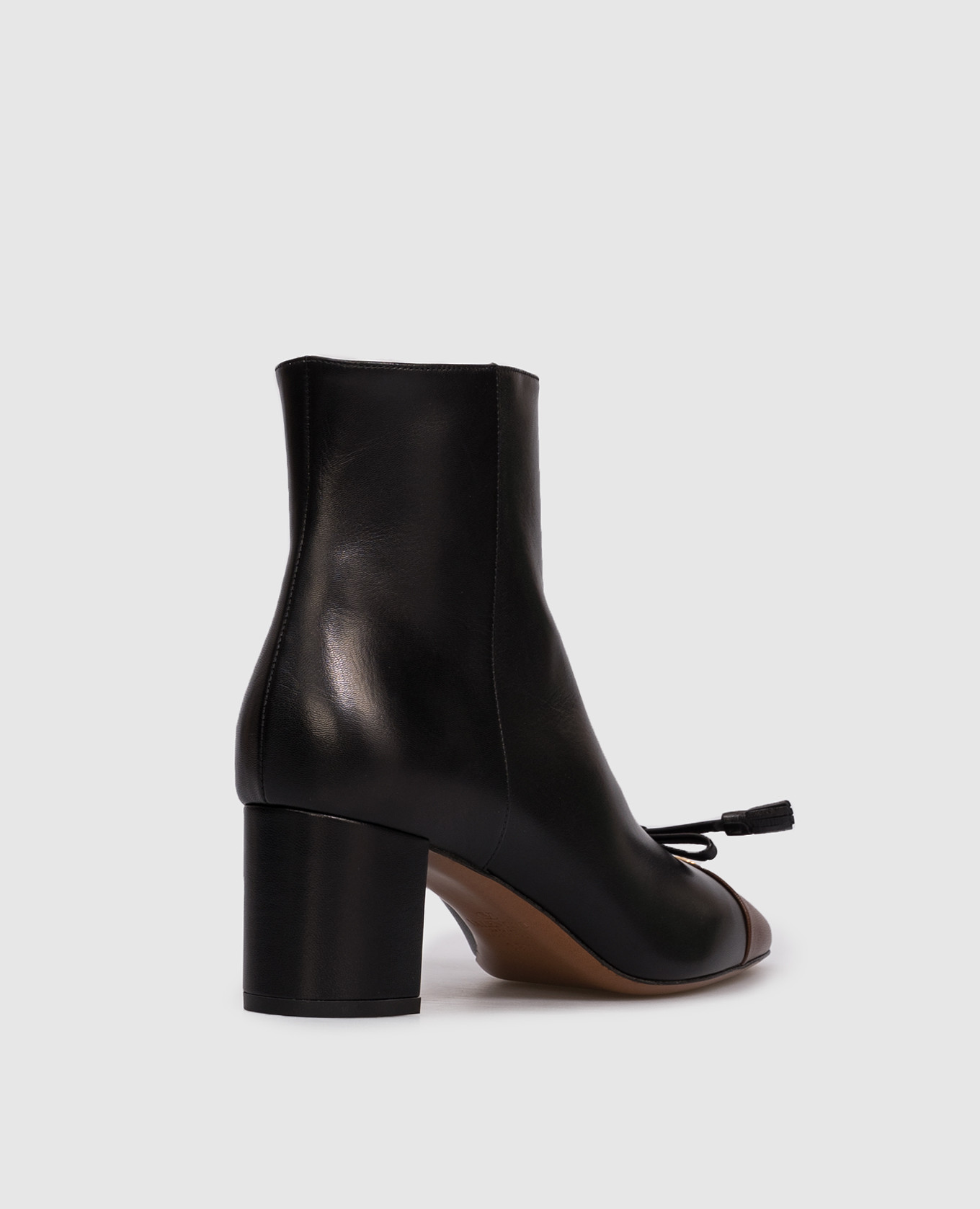 

Black leather boots Valet Du Roi with appliqué Valentino