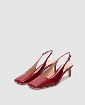Gianvito Rossi Christina red patent leather slingbacks G9553955RICNUI