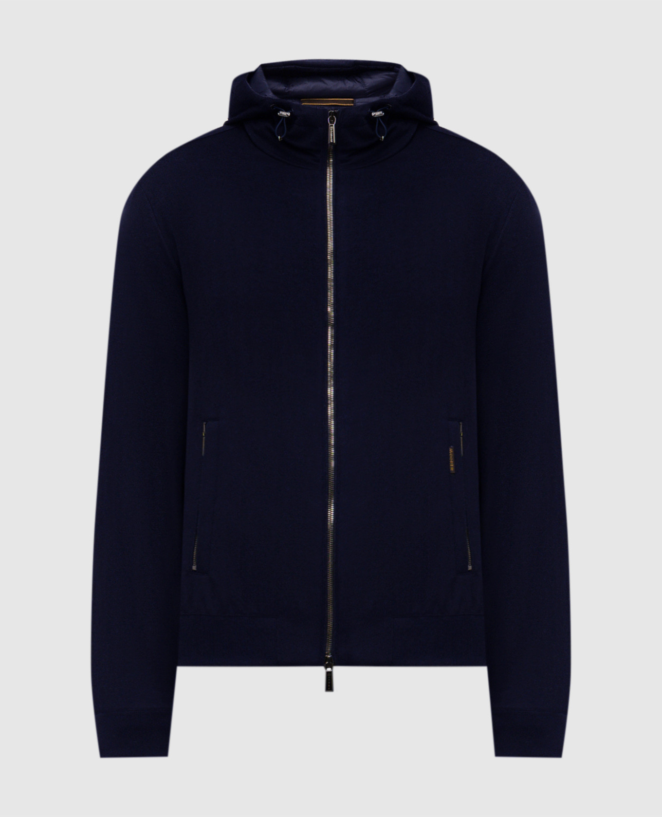 ONIRO blue down jacket made of wool and cashmere MooRER