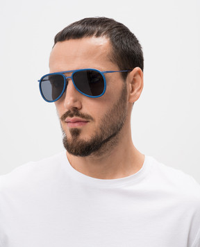 Vilebrequin Shelter Vol2nuit blue aviator sunglasses V2NA6108