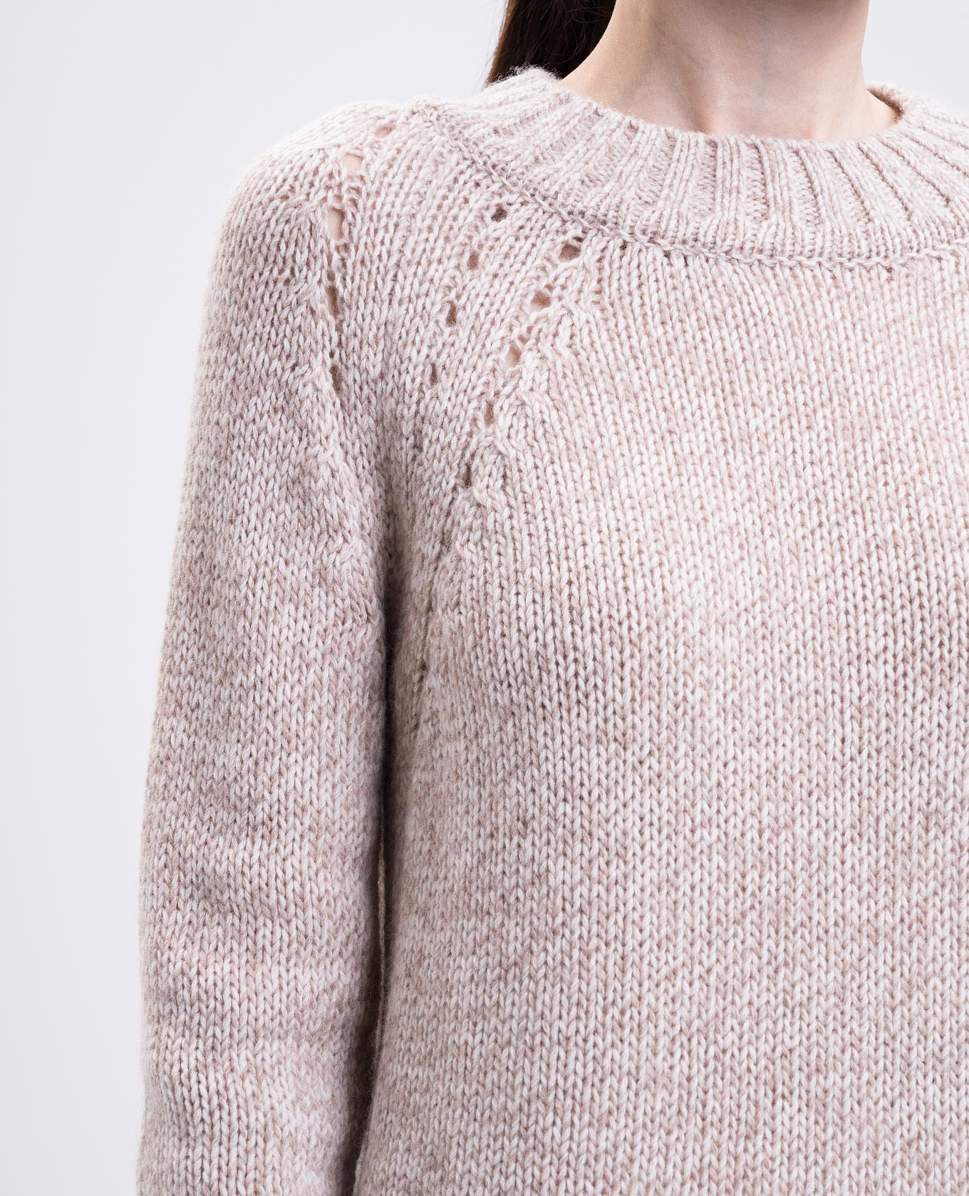Beige cashmere sweater Ermanno Scervino 4
