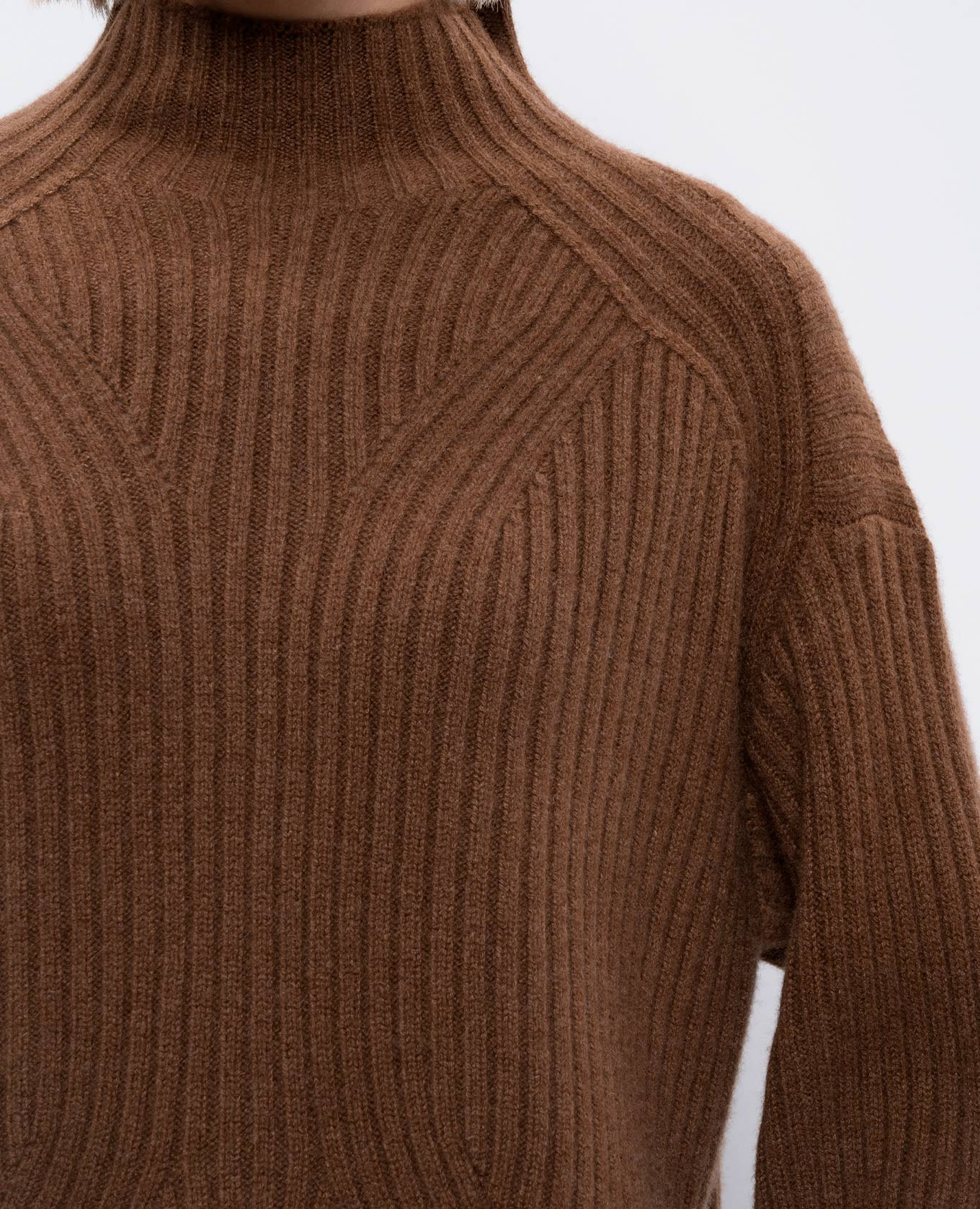 

INES brown cashmere sweater Lou Lou Studio